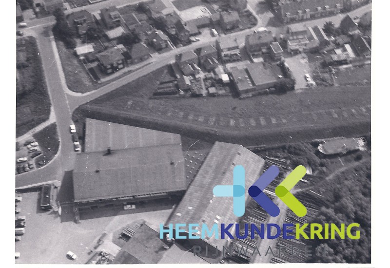 Tolkamer 1974 luchtfoto Bylandse weg- Werf Coll. G.B.Janssen